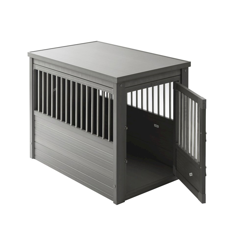 ECOFLEX® Dog Crate End Table - Grey Large
