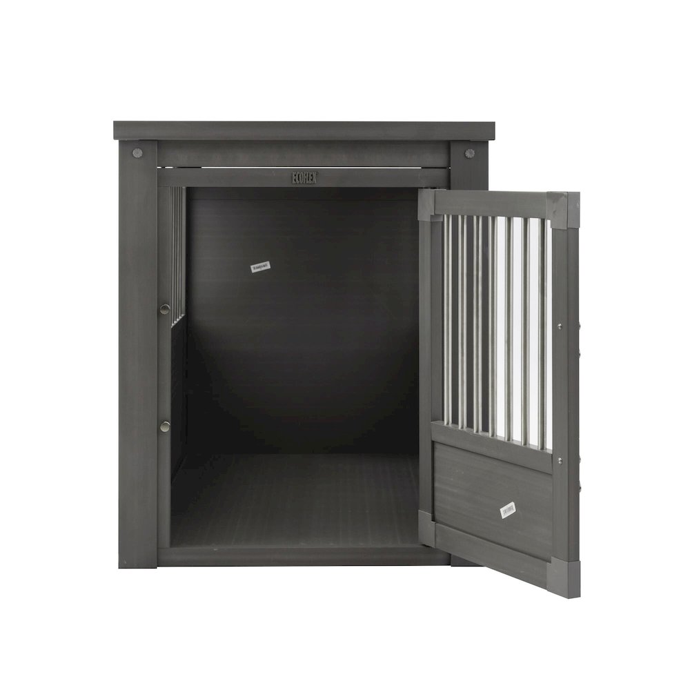 ECOFLEX® Dog Crate End Table - Grey Large