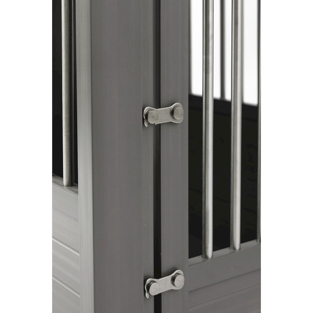 ECOFLEX® Dog Crate End Table - Grey Large