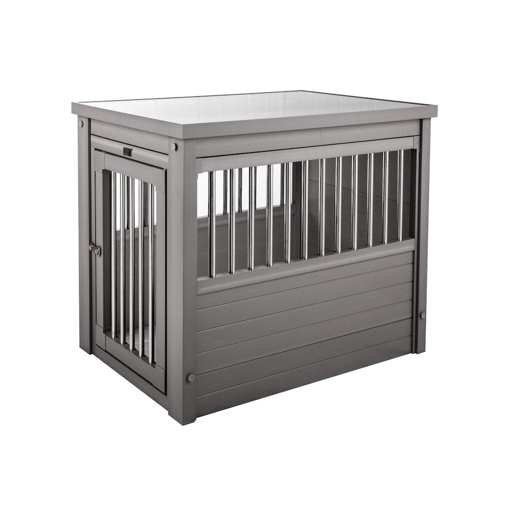 ECOFLEX® Dog Crate End Table - Grey X-Large