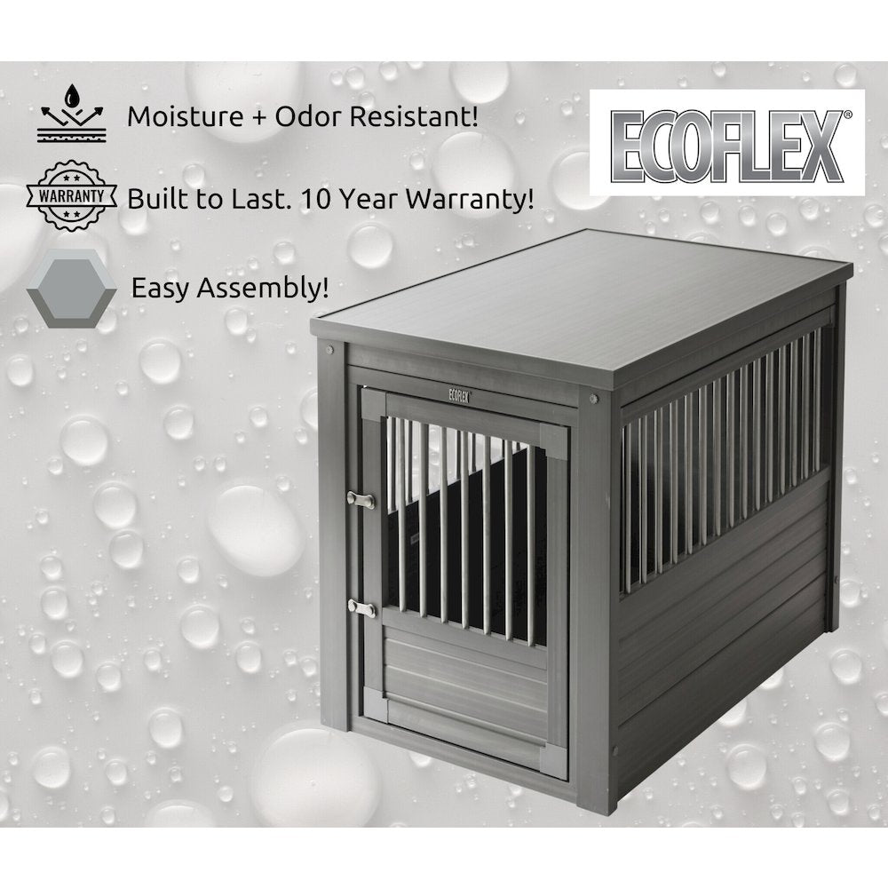 ECOFLEX® Dog Crate End Table - Grey X-Large