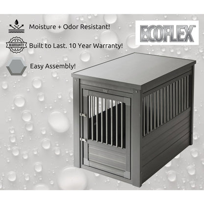 ECOFLEX® Dog Crate End Table - Grey X-Large