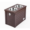 ECOFLEX® Piedmont 2-Bowl Diner with Sliding Lid Storage Bin -Russet