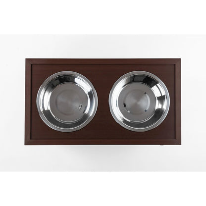 ECOFLEX® Piedmont 2-Bowl Diner with Sliding Lid Storage Bin -Russet