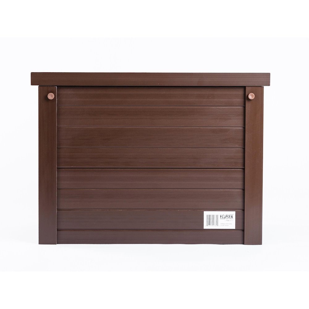 ECOFLEX® Piedmont 2-Bowl Diner with Sliding Lid Storage Bin -Russet