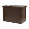 ECOFLEX® Piedmont 2-Bowl Diner with Sliding Lid Storage Bin -Russet