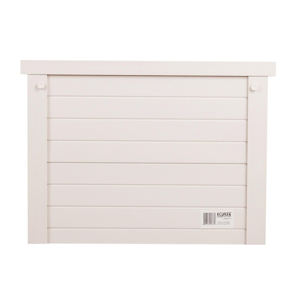ECOFLEX® Piedmont 2-Bowl Diner with Sliding Lid Storage Bin -Antique White