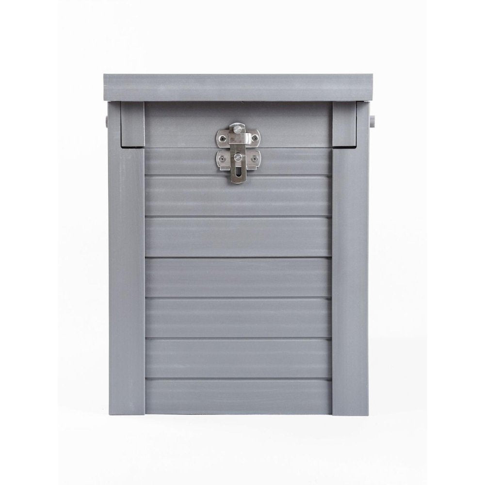 ECOFLEX® Piedmont 2-Bowl Diner with Sliding Lid Storage Bin -Grey