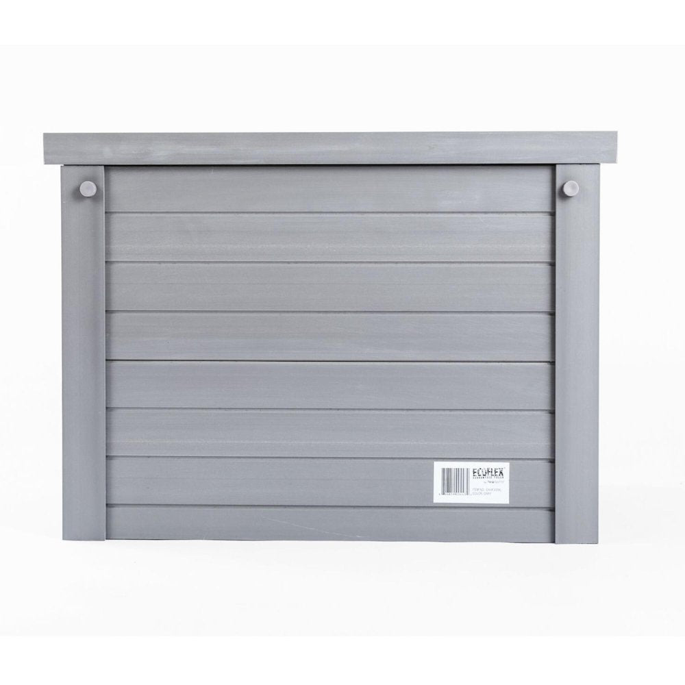 ECOFLEX® Piedmont 2-Bowl Diner with Sliding Lid Storage Bin -Grey