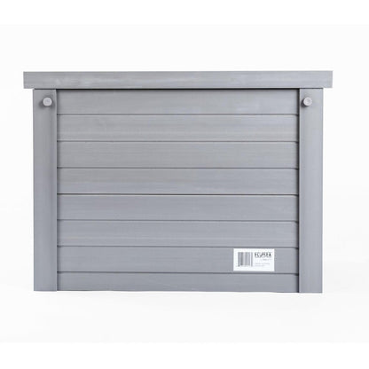ECOFLEX® Piedmont 2-Bowl Diner with Sliding Lid Storage Bin -Grey