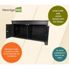 ECOFLEX® LitterLoo Bench Litter Box Cover Espresso