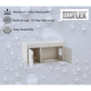 ECOFLEX® LitterLoo Bench Litter Box Cover Antique White