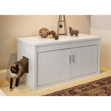 ECOFLEX® LitterLoo Bench Litter Box Cover Antique White