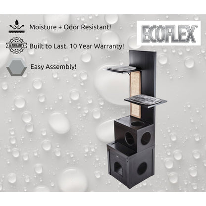 ECOFLEX® Kitty Klimber - Cat Tree - Espresso