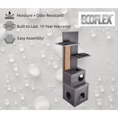 ECOFLEX® Kitty Klimber - Cat Tree - Grey