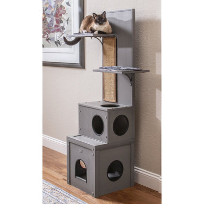 ECOFLEX® Kitty Klimber - Cat Tree - Grey