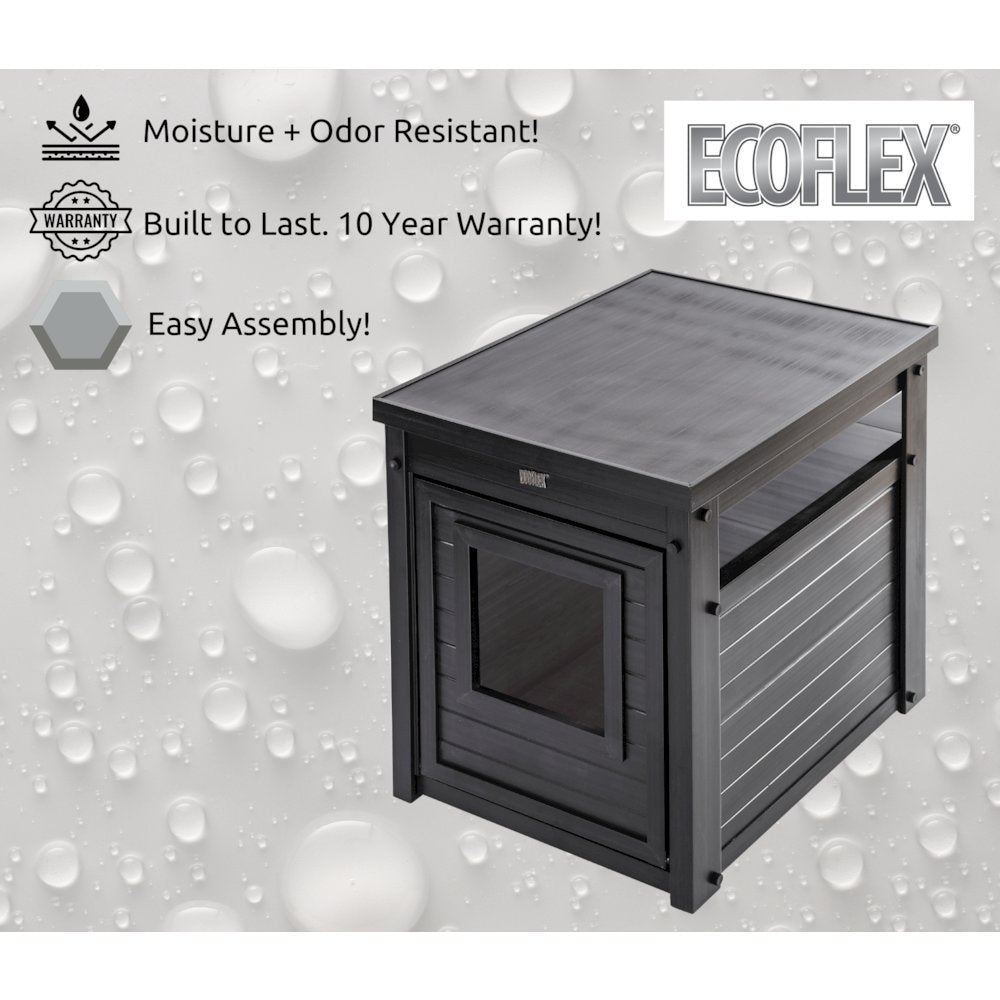 ECOFLEX® Litter Box Cover End Table - Espresso