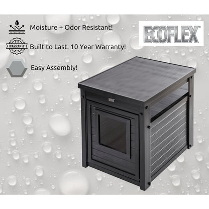 ECOFLEX® Litter Box Cover End Table - Espresso