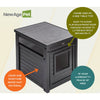 ECOFLEX® Litter Box Cover End Table - Espresso