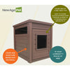 ECOFLEX® Litter Box Cover End Table - Russet