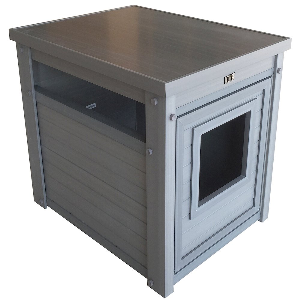ECOFLEX® Litter Box Cover End Table - Grey