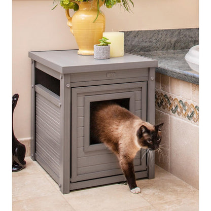 ECOFLEX® Litter Box Cover End Table - Grey