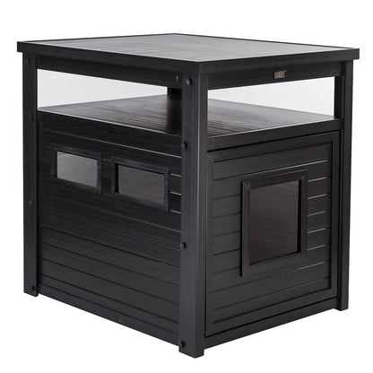 ECOFLEX® Jumbo Litter Box Cover End Table - Espresso