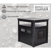 ECOFLEX® Jumbo Litter Box Cover End Table - Espresso