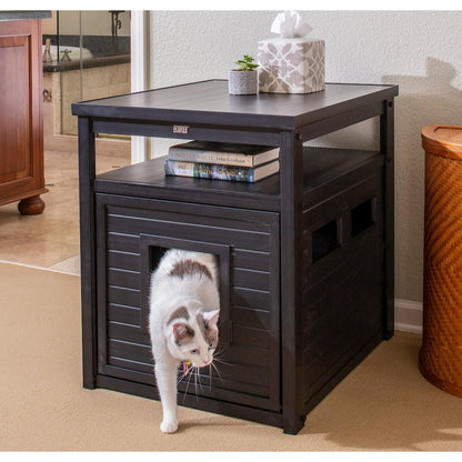 ECOFLEX® Jumbo Litter Box Cover End Table - Espresso
