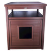 ECOFLEX® Jumbo Litter Box Cover End Table - Russet