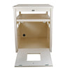 ECOFLEX® Jumbo Litter Box Cover End Table - Antique White