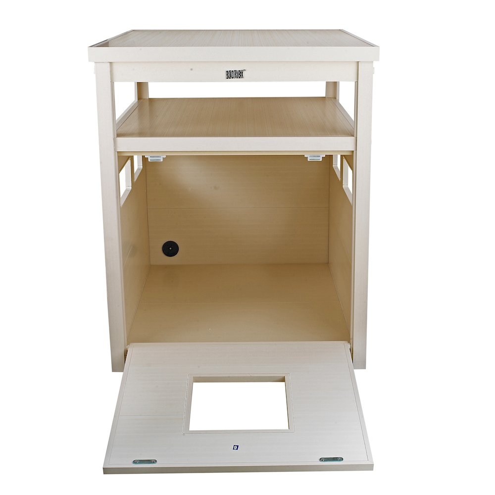 ECOFLEX® Jumbo Litter Box Cover End Table - Antique White
