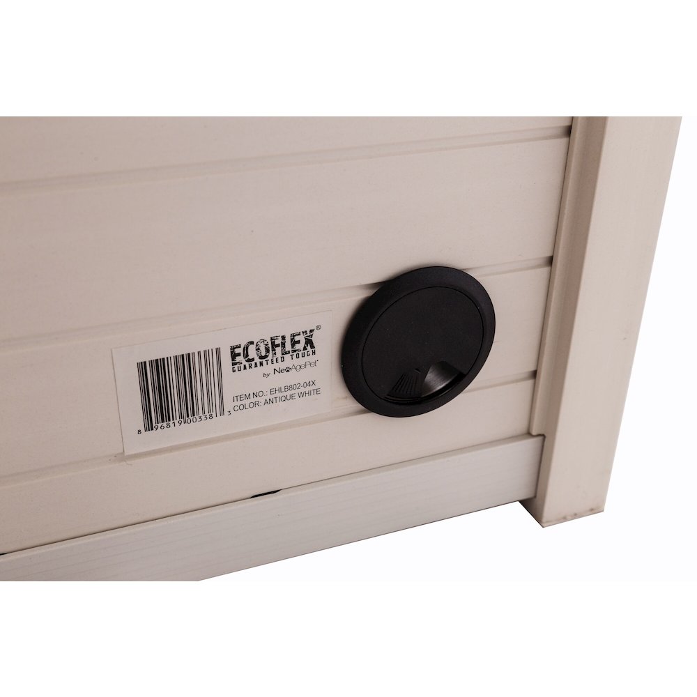 ECOFLEX® Jumbo Litter Box Cover End Table - Antique White