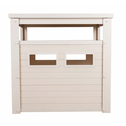 ECOFLEX® Jumbo Litter Box Cover End Table - Antique White