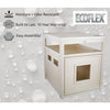 ECOFLEX® Jumbo Litter Box Cover End Table - Antique White