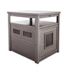 ECOFLEX® Jumbo Litter Box Cover End Table - Grey