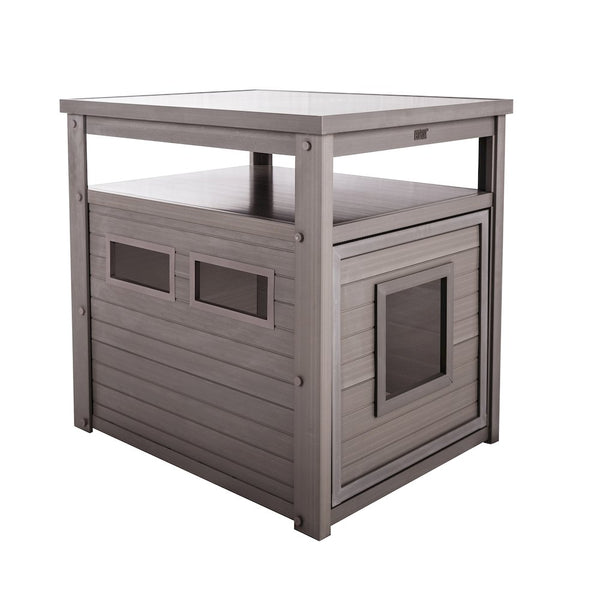 ECOFLEX® Jumbo Litter Box Cover End Table - Grey