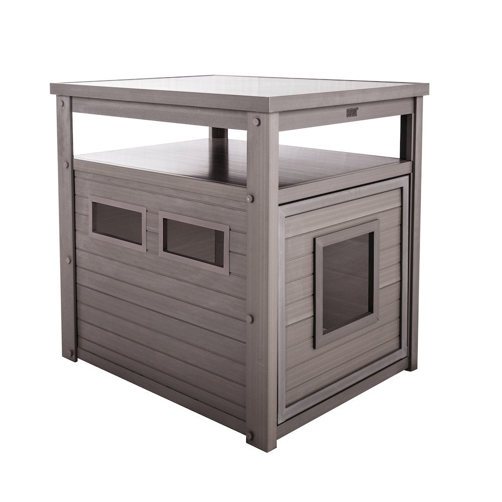 ECOFLEX® Jumbo Litter Box Cover End Table - Grey