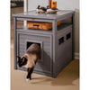 ECOFLEX® Jumbo Litter Box Cover End Table - Grey