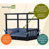ECOFLEX® Dog Bed Nightstand-Espresso