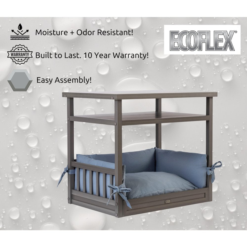ECOFLEX® Dog Bed Nightstand-Grey