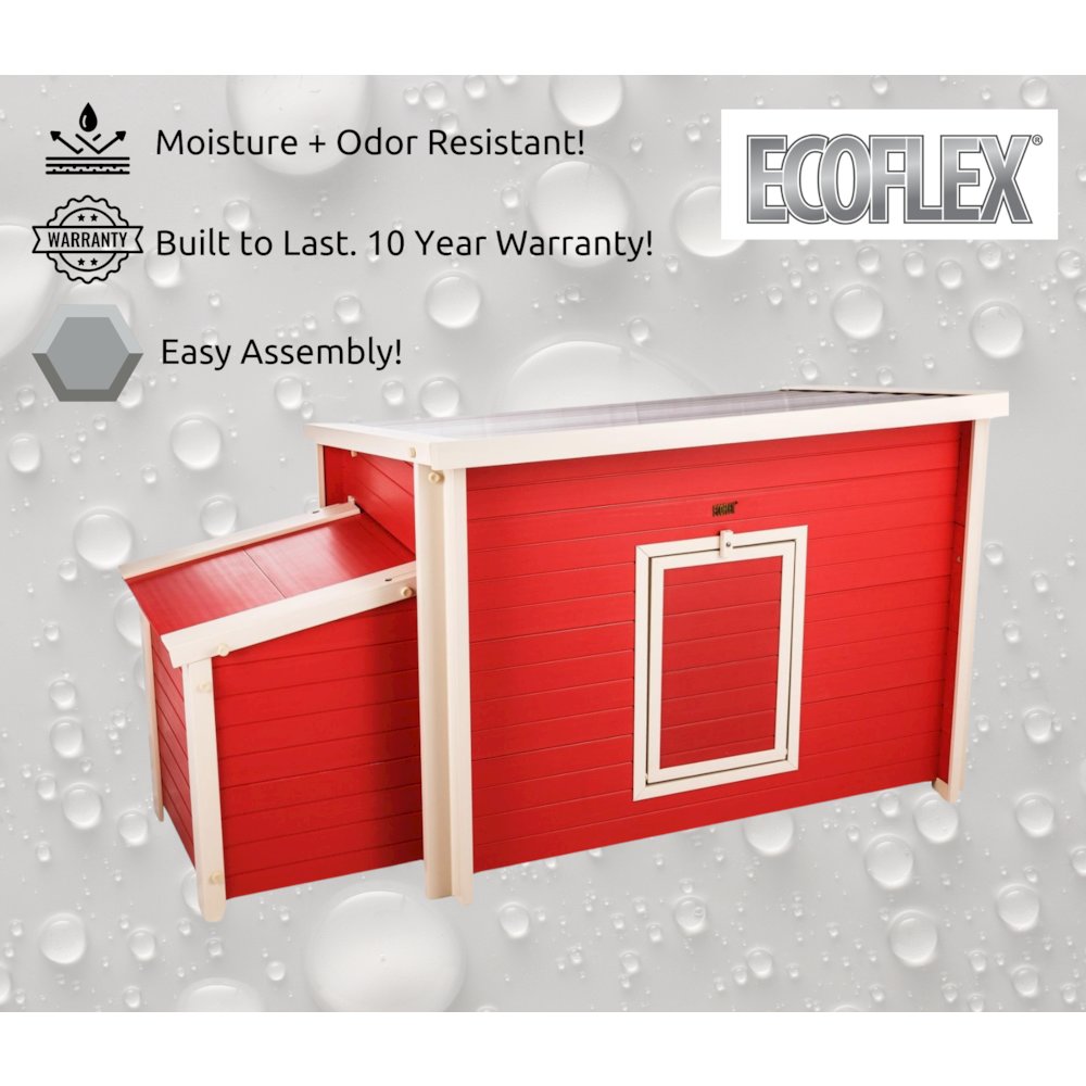 ECOFLEX® Fontana Chicken Barn in Red
