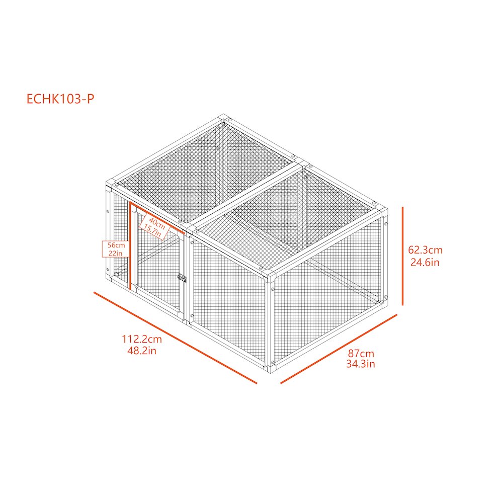 ECOFLEX® Fontana Chicken Pen