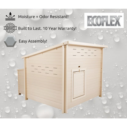 ECOFLEX® Jumbo Fontana Chicken Barn in Tan