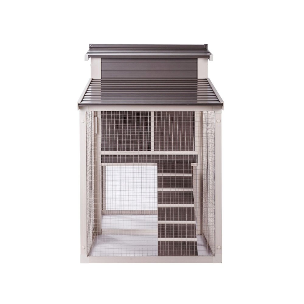ECOFLEX® Hampton Chicken Barn and Pen in Grey