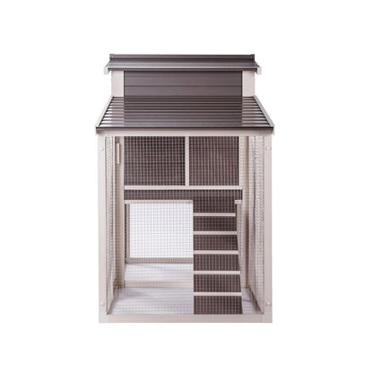 ECOFLEX® Hampton Chicken Barn and Pen in Grey