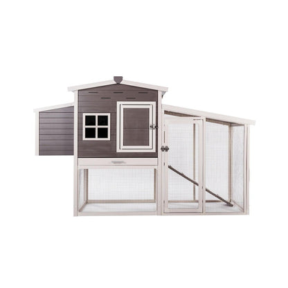 ECOFLEX® Hampton Chicken Barn and Pen in Grey