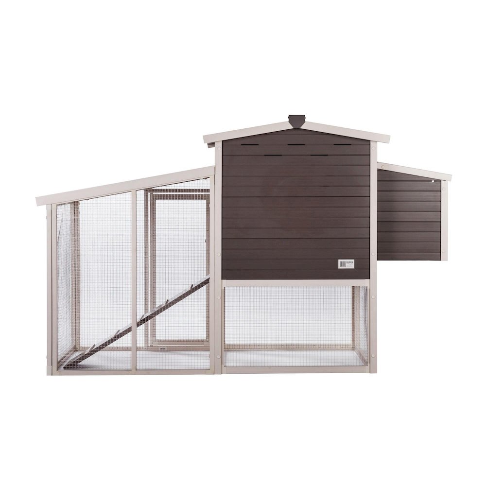 ECOFLEX® Hampton Chicken Barn and Pen in Grey