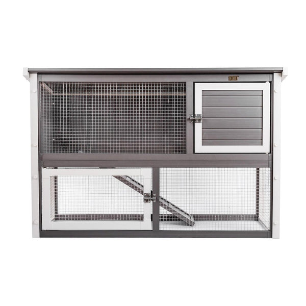 ECOFLEX® Columbia Rabbit Hutch in Grey
