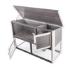 ECOFLEX® Columbia Rabbit Hutch in Grey